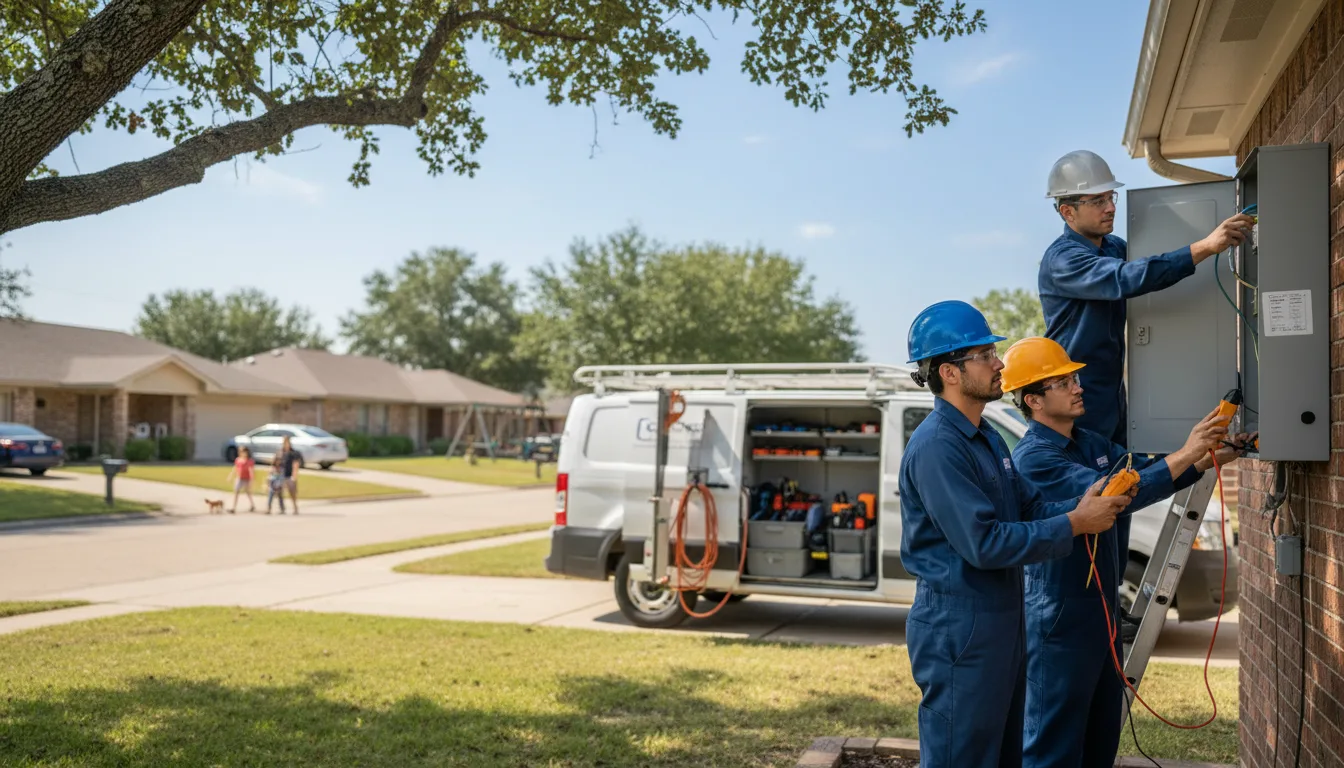 Certified electrician providing emergency electrical services in Dermott, AR